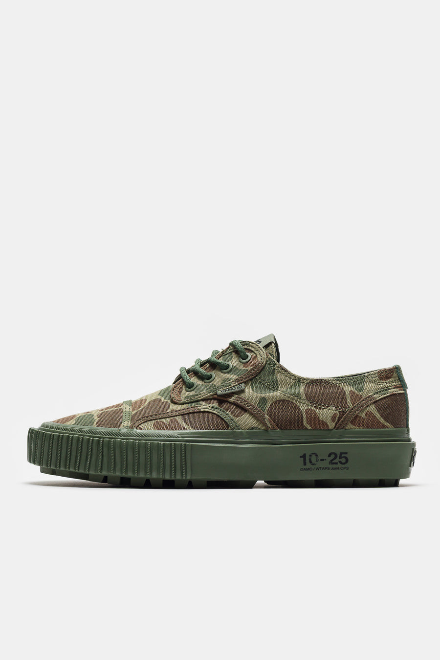 OAMC x WTAPS x OTW  Seylynn Lug Sneaker in Duck Camo