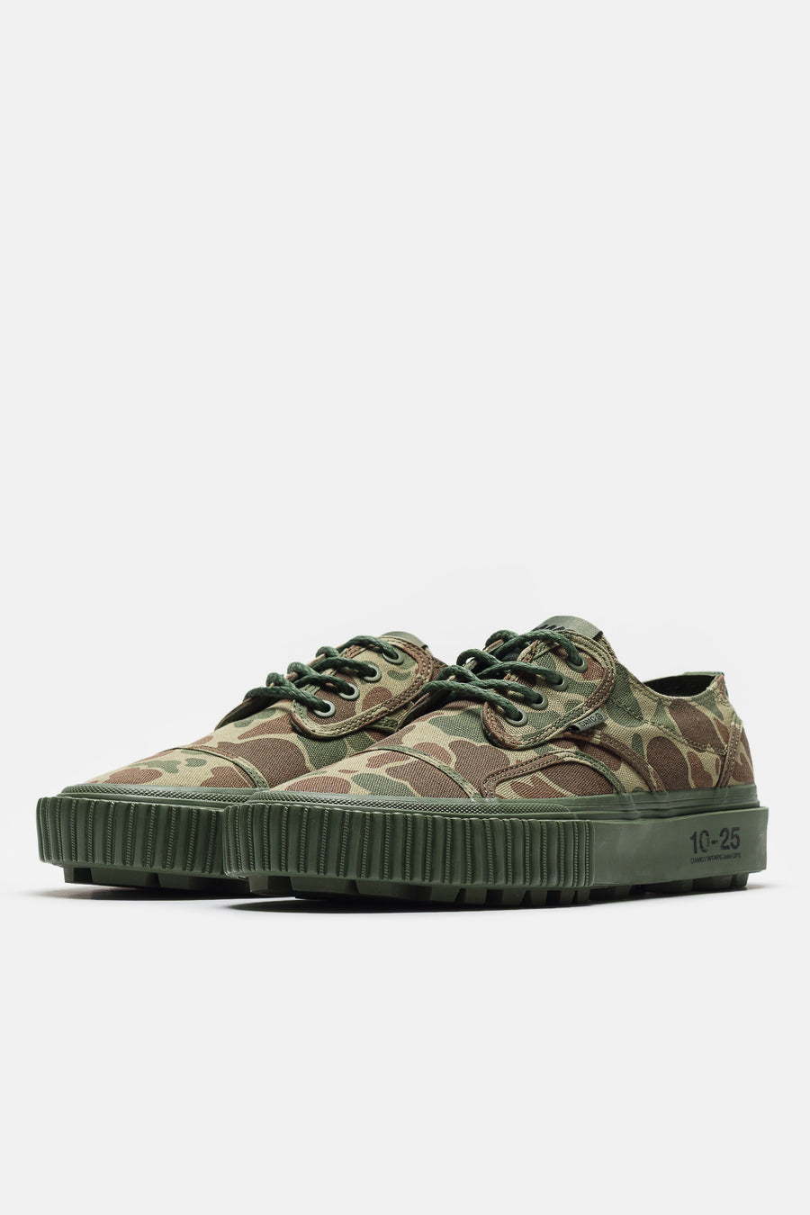 OAMC x WTAPS x OTW  Seylynn Lug Sneaker in Duck Camo