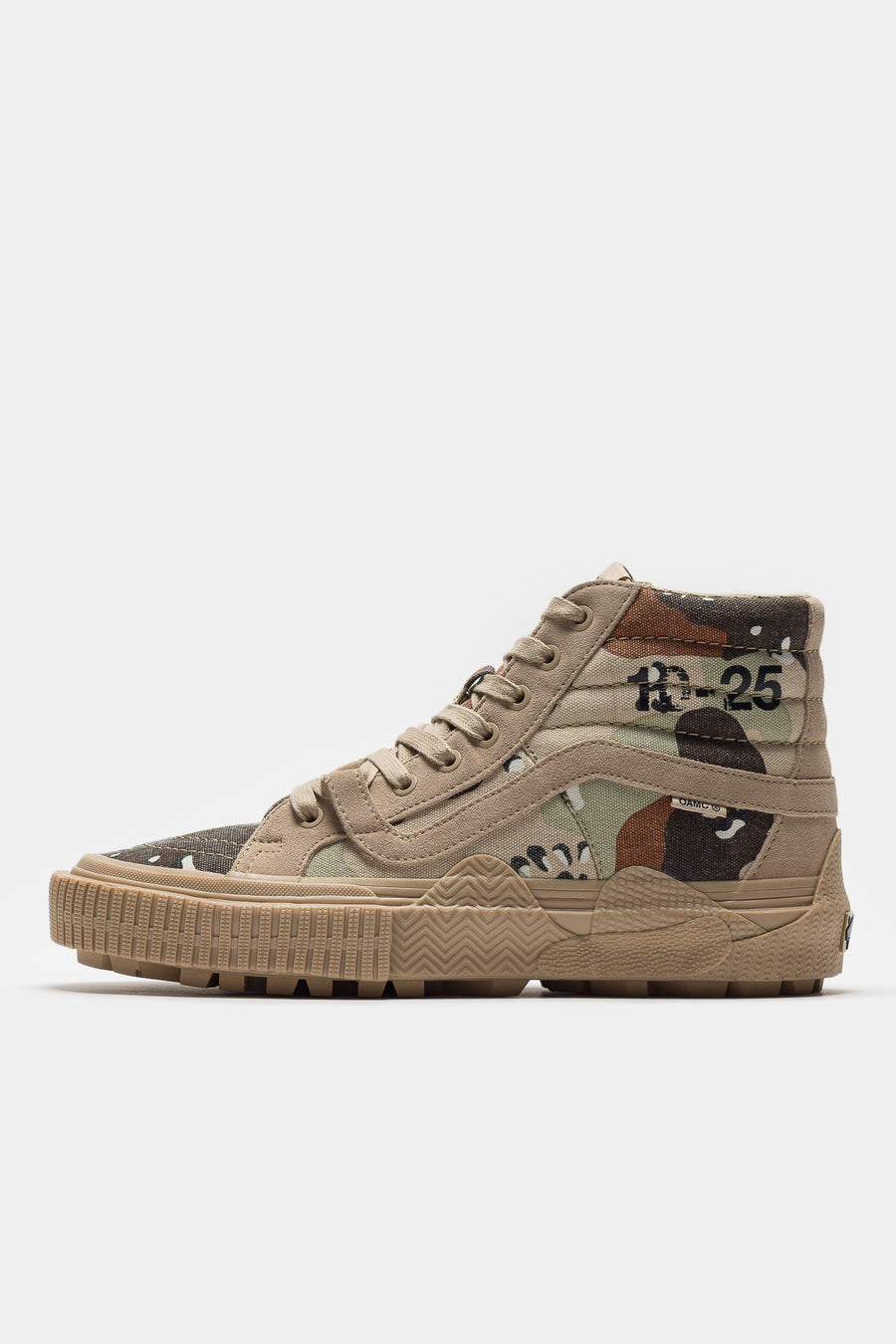 OAMC x WTAPS x OTW Sk8-Hi GL Lug Sneaker in Desert Camo