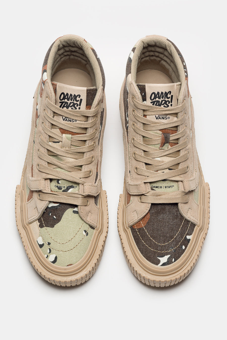 OAMC x WTAPS x OTW Sk8-Hi GL Lug Sneaker in Desert Camo