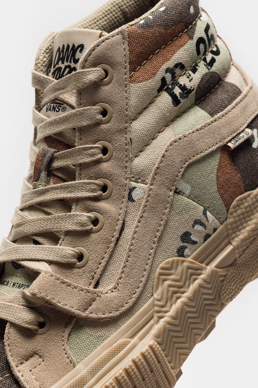 OAMC x WTAPS x OTW Sk8-Hi GL Lug Sneaker in Desert Camo