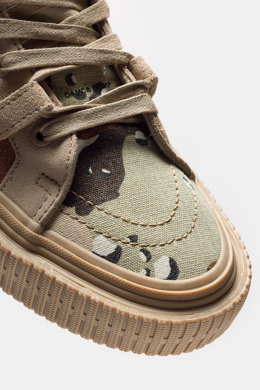 OAMC x WTAPS x OTW Sk8-Hi GL Lug Sneaker in Desert Camo