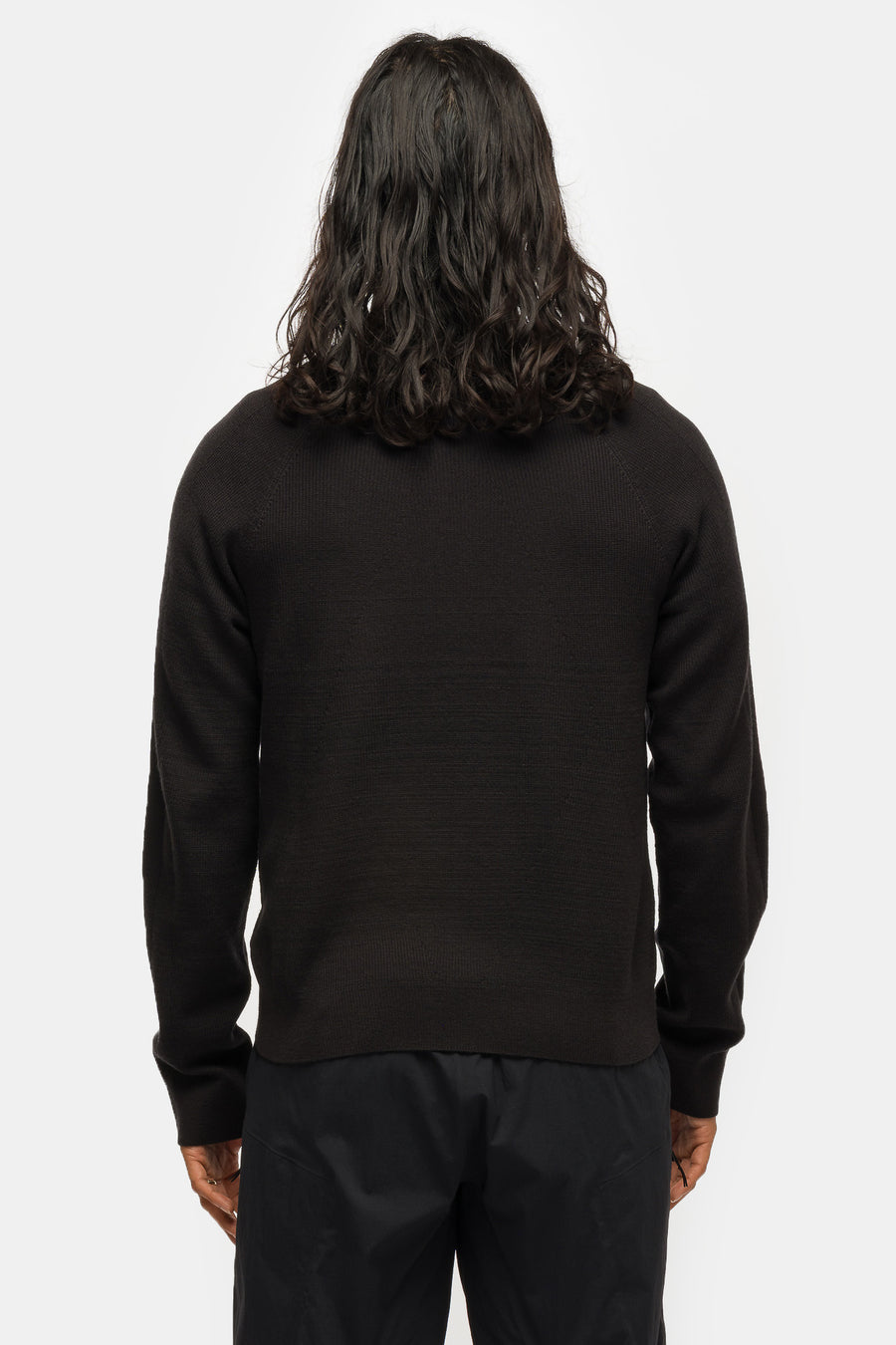 Arc’teryx Veilance Conic Wool Half Zip Sweater in Black - Notre