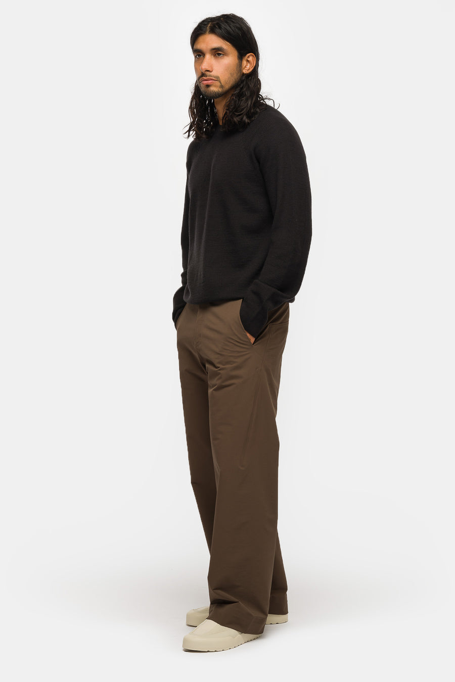 Arc’teryx Veilance Conic Wool Midlayer Sweater in Black - Notre