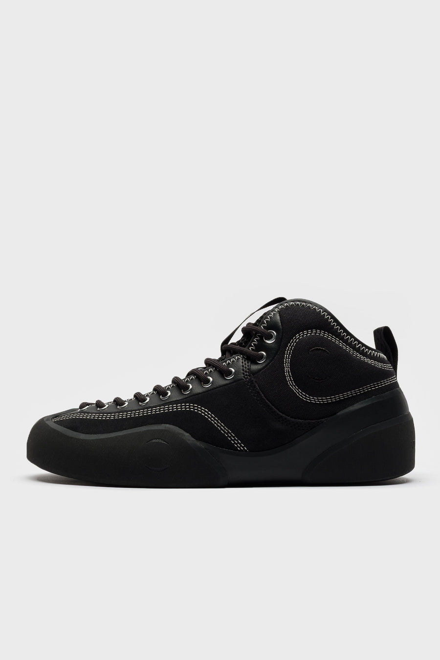 Village PM 1 Mid PM Sneaker in Black/Natural Black - Notre