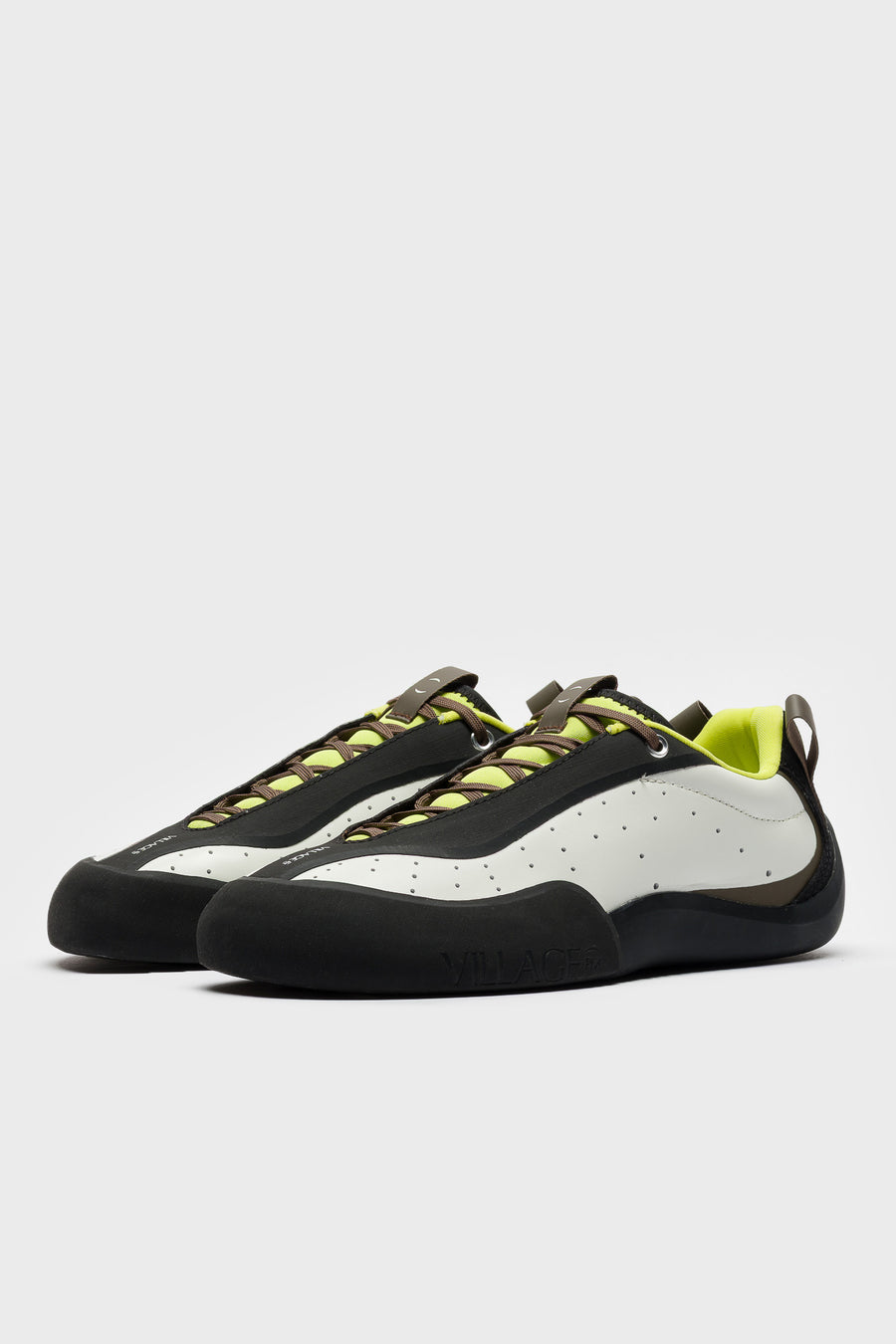 Village PM 2 PM Sneaker in White/Lime - Notre