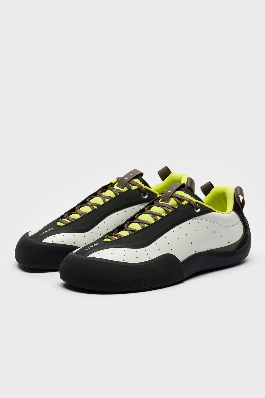 Village PM 2 PM Sneaker in White/Lime - Notre