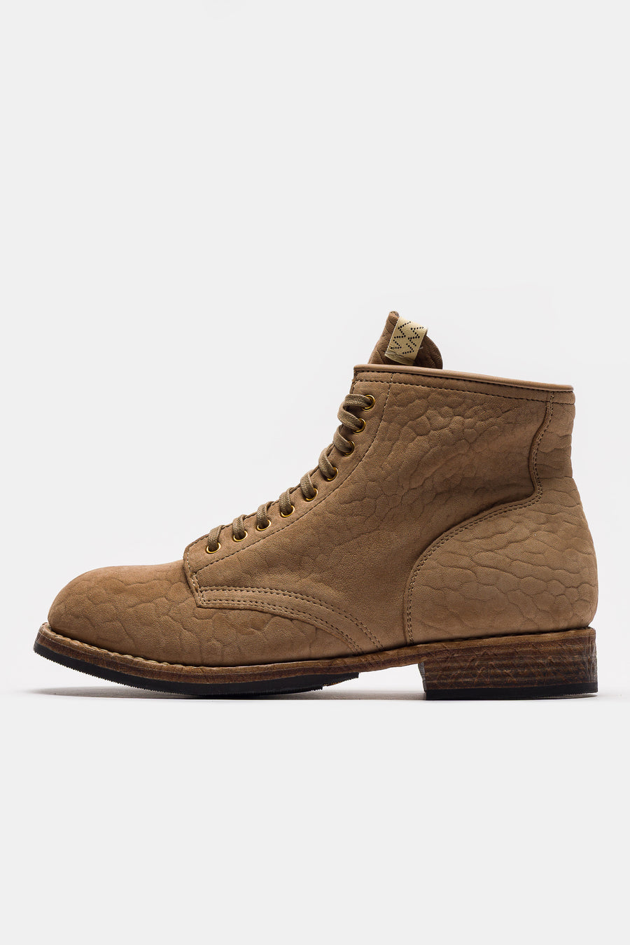 visvim Brigadier Mid Folk Boot in Sand - Notre
