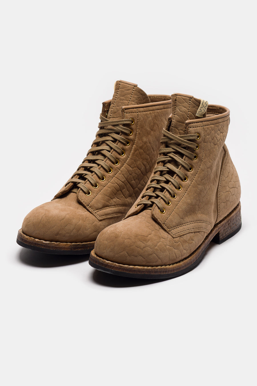 visvim Brigadier Mid Folk Boot in Sand - Notre