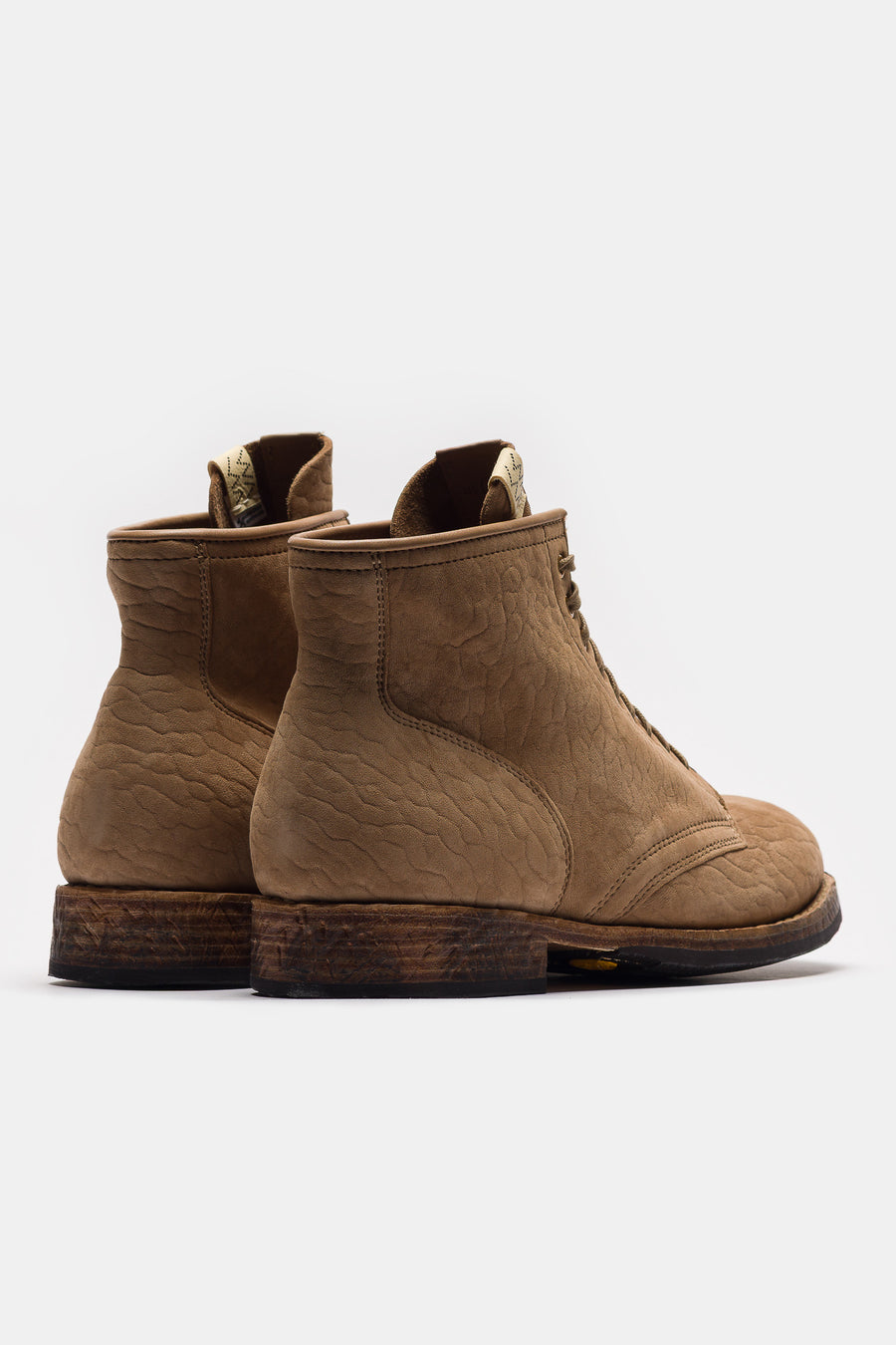 visvim Brigadier Mid Folk Boot in Sand - Notre