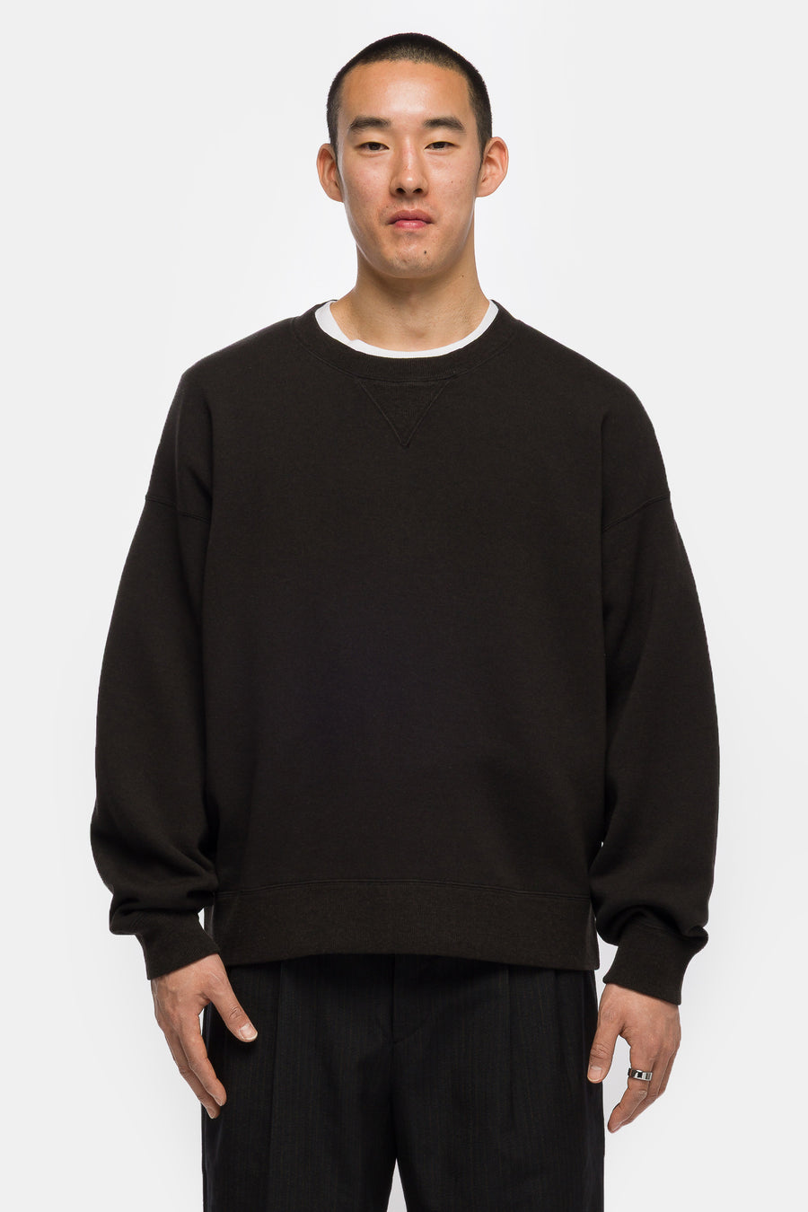 visivm Jumbo SB Wool Blend Sweatshirt in Black - Notre