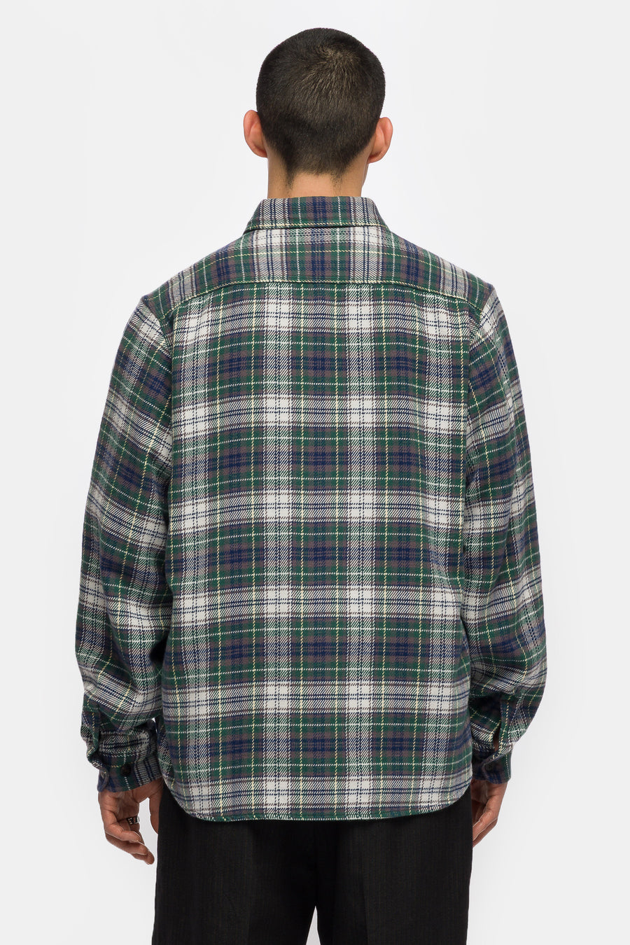 Larrikan Check Shirt in Green - VISVIM