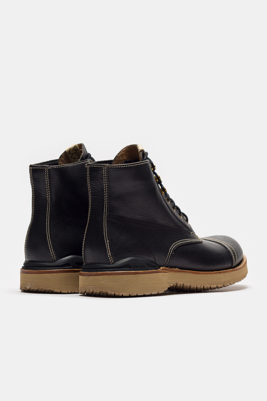 visvim Virgil Cap-Folk Boot in Black - Notre