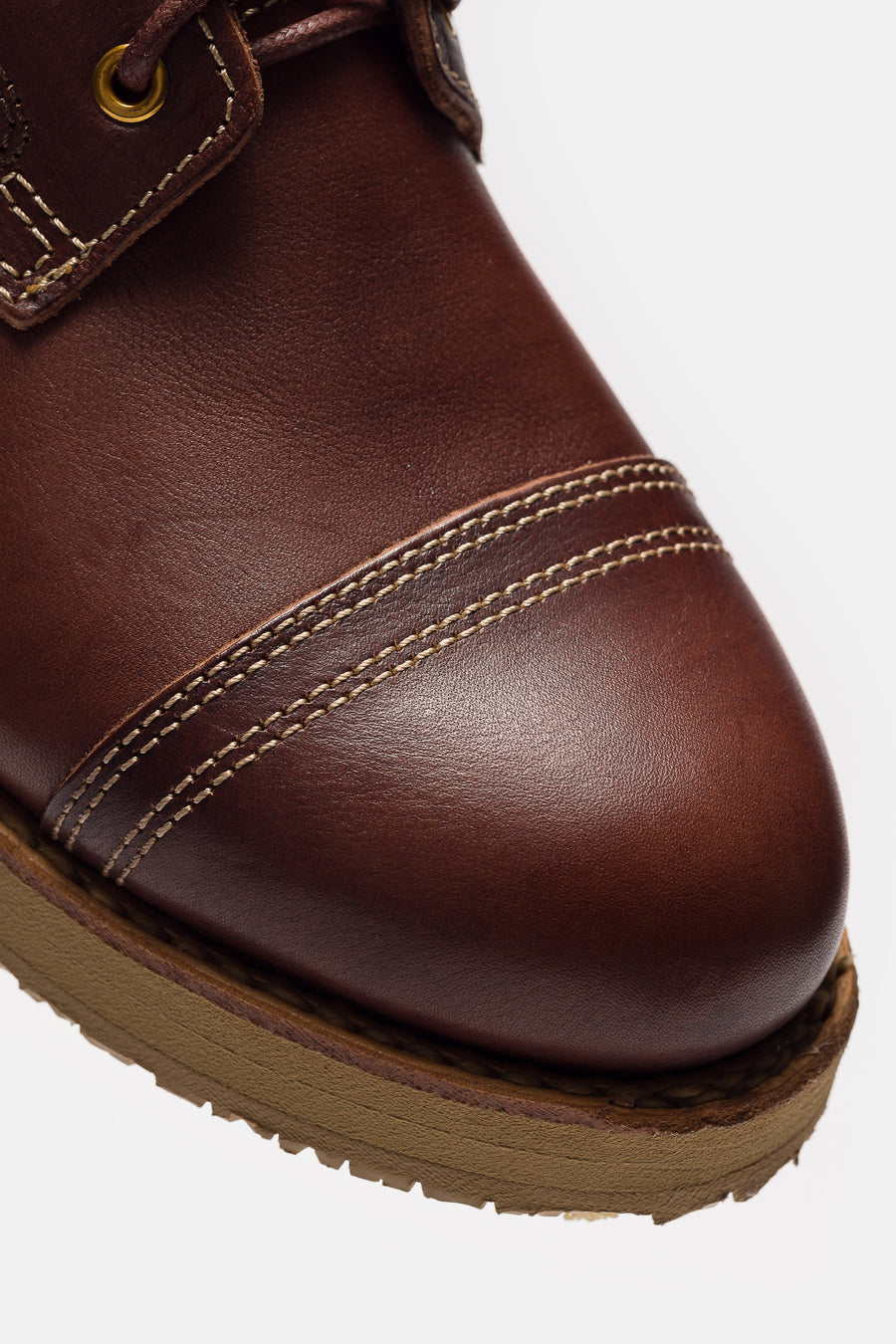 visvim Virgil Cap-Folk Boot in Dark Brown - Notre