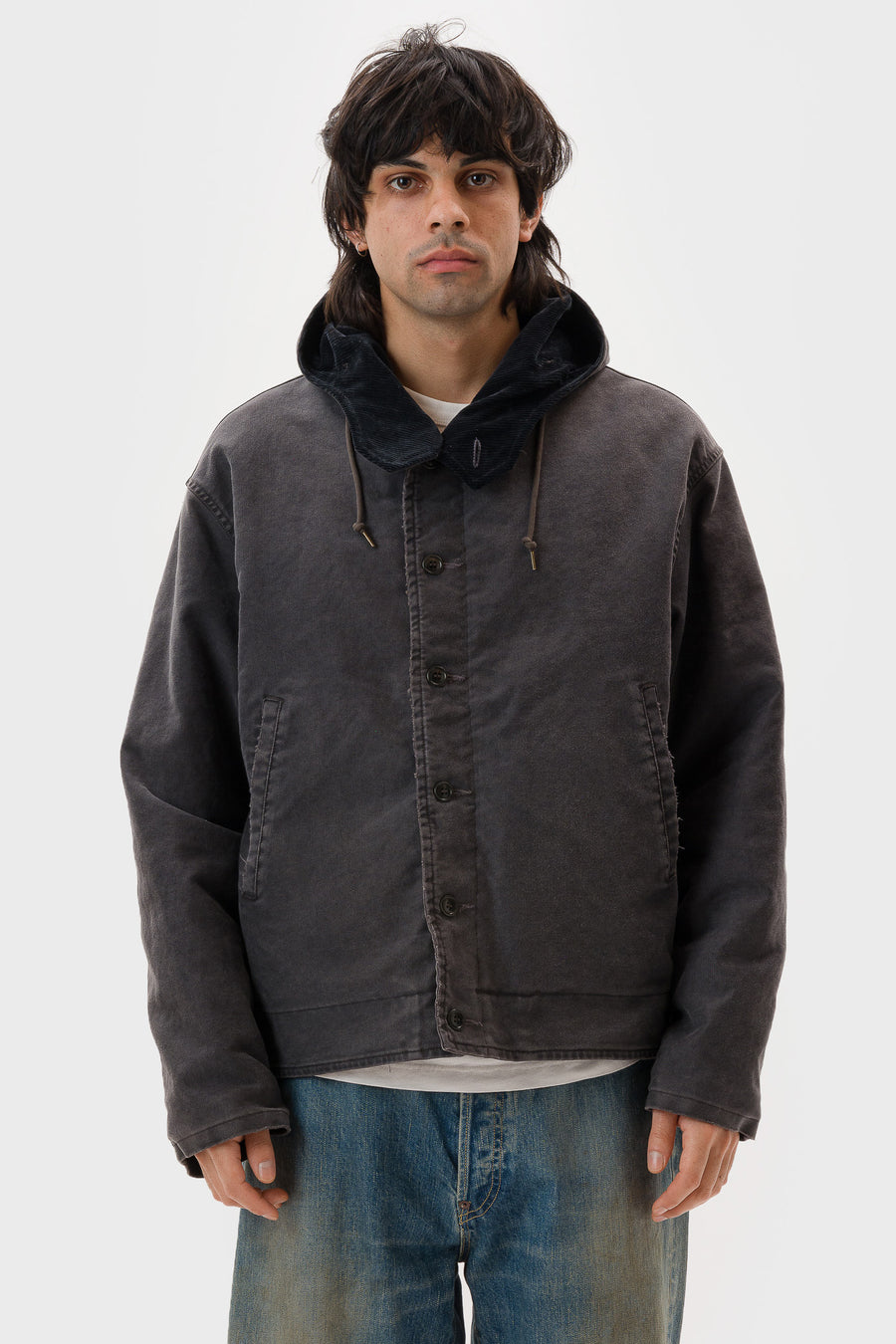 Vintage WW2 US NAVY Blue Deck Jacket in Navy