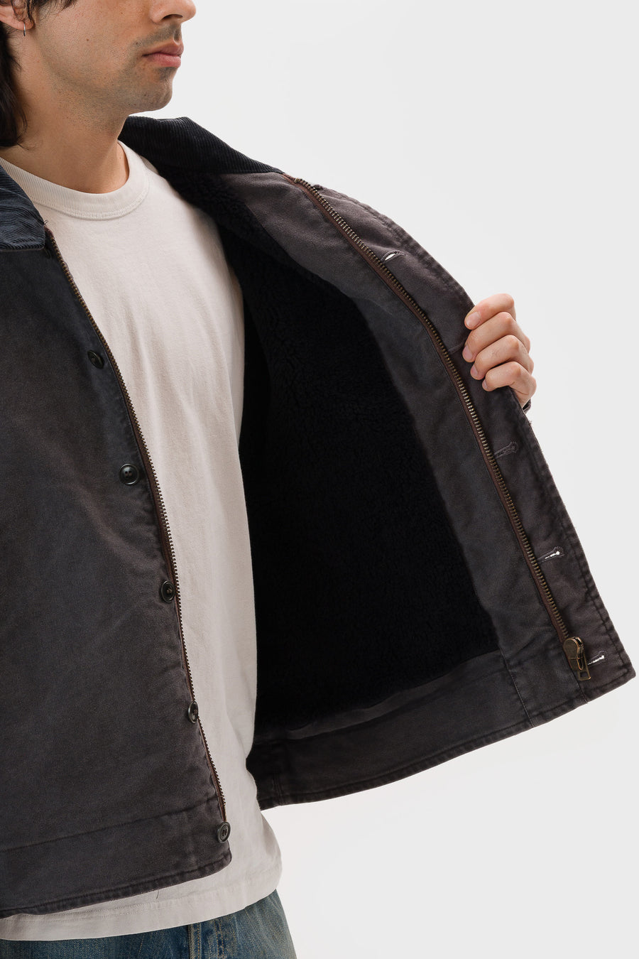 Vintage WW2 US NAVY Blue Deck Jacket in Navy