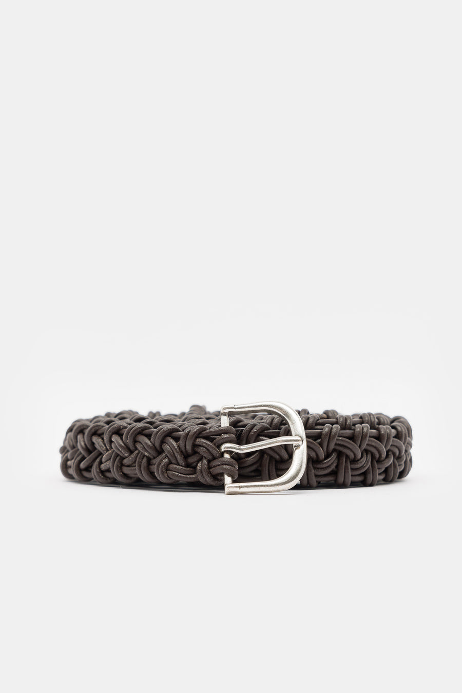 小物 mfpen 25SS Hand-Braided Leather Belt Hand-Braided Leather Belt in Black