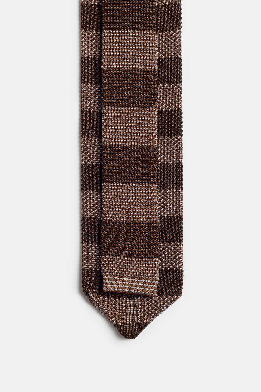 Formal Tie in Brown Candy Stripe