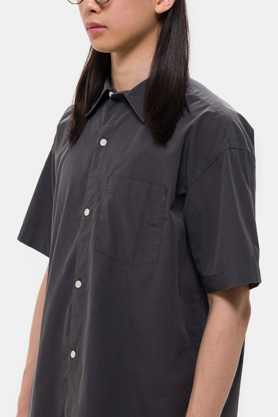 mfpen New Input Shirt in Washed Graphite - Notre