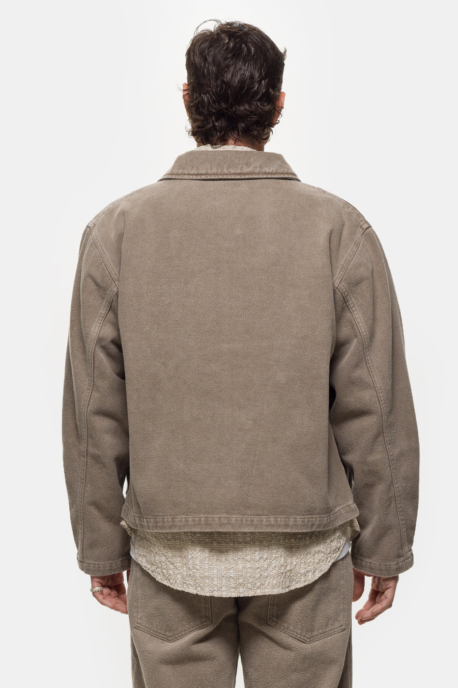mfpen Painters Jacket in Brushed Mudstone - Notre