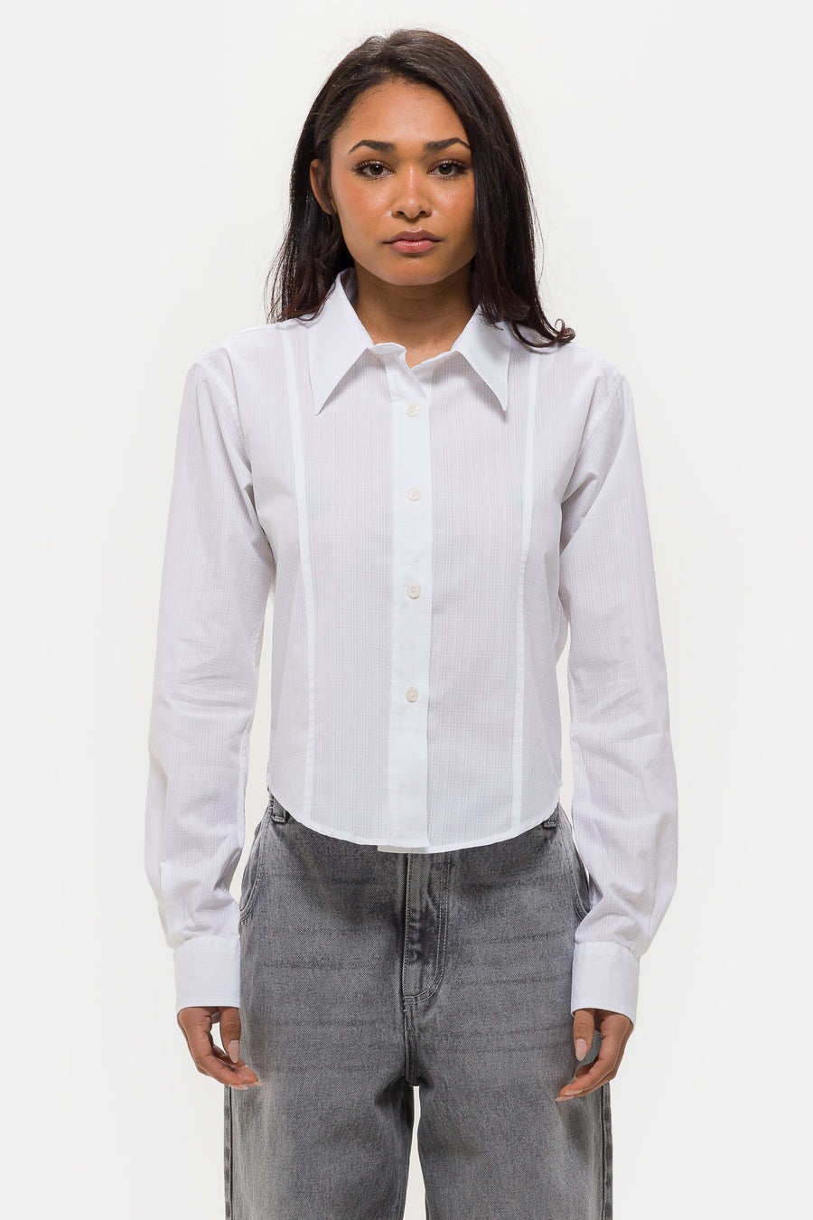 mfpen シャツ mfpen - EXACT SHIRT color / MILK price / JPY29700 凹凸のある