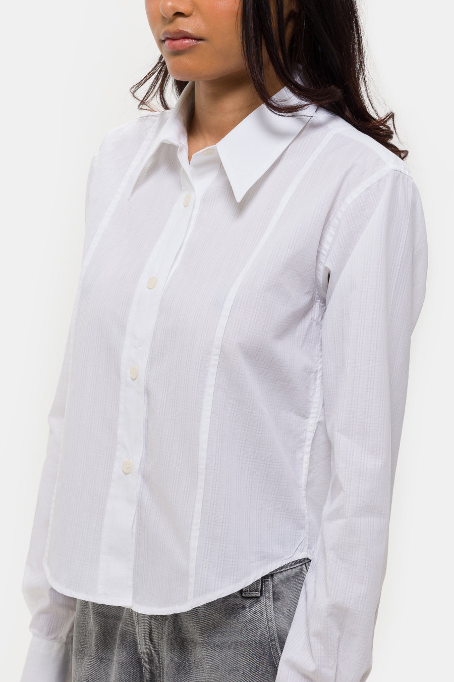 mfpen Readers Shirt in Sheer Check - Notre