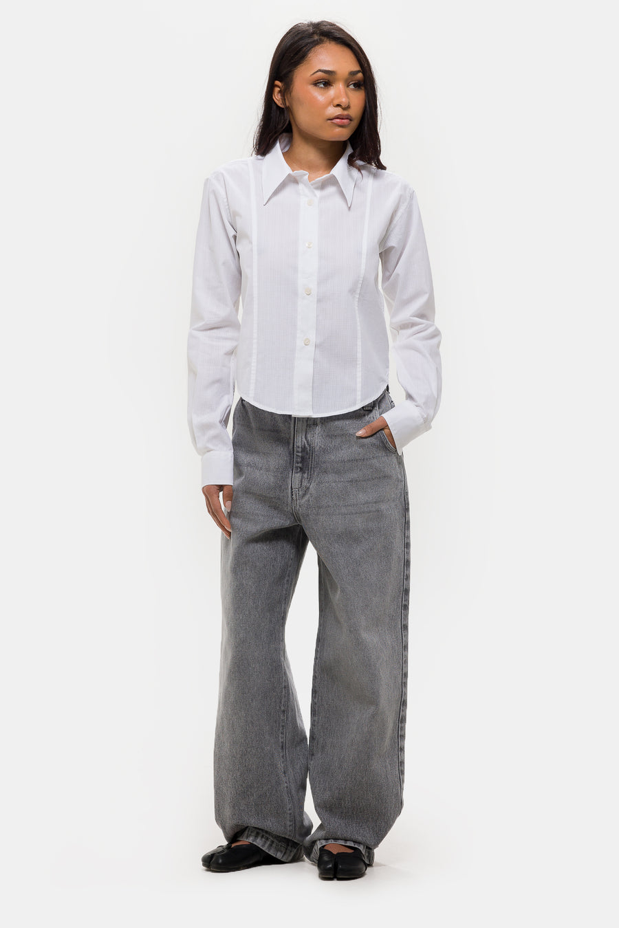mfpen シャツ mfpen Executive Shirt in Beige Check Curated at Jake and Jones