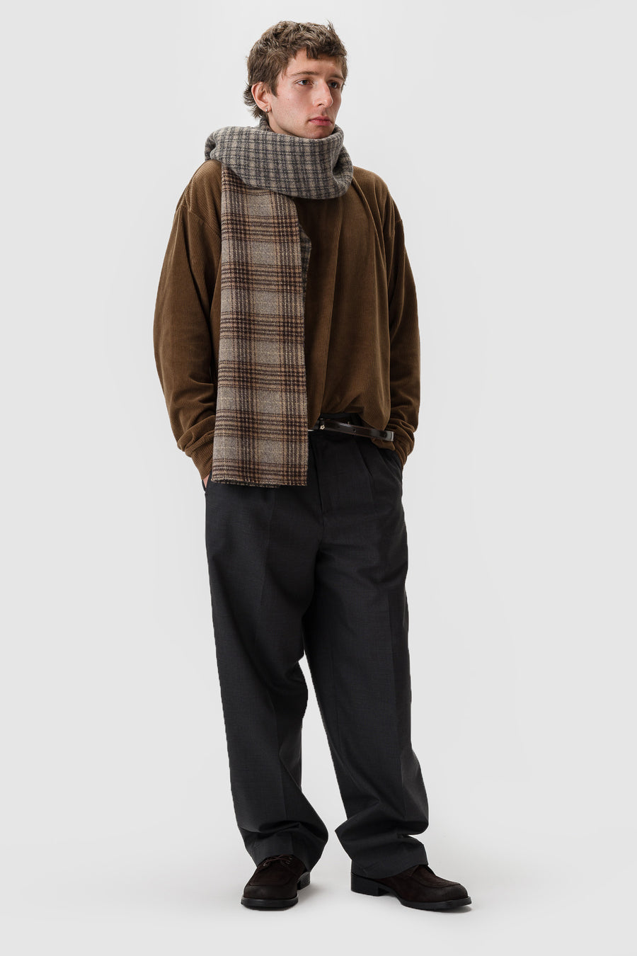 Relaxed LS T-Shirt in Walnut Husk Pile