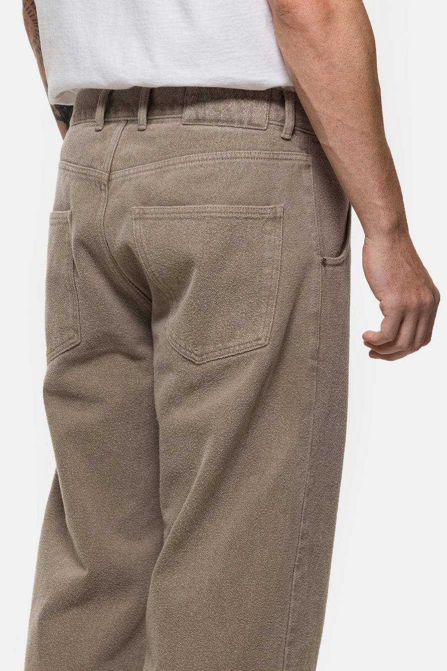 mfpen Straight Cut Jean in Brushed Mudstone - Notre