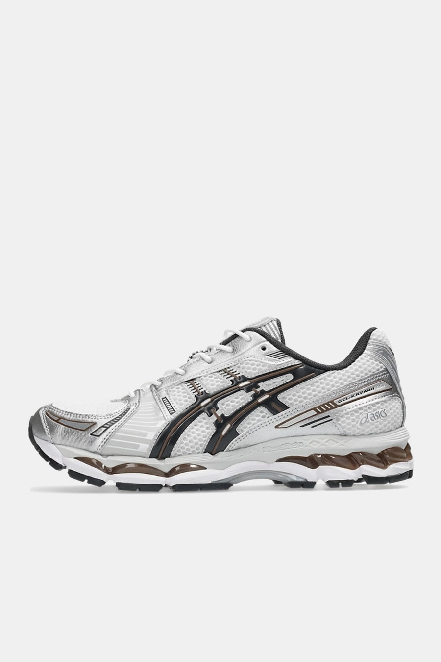 Gel-Kayano 12.1 Sneaker in White/Graphite Grey