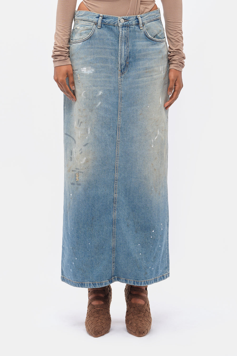 Acne Studios - Denim Skirt in Blue - Notre