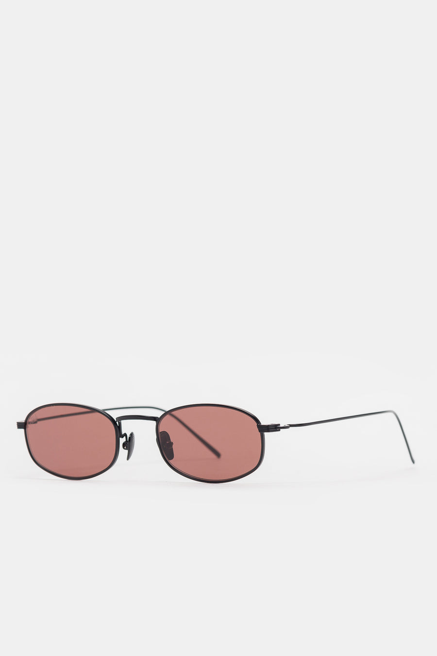 Akila Icon Sunglasses in Matte Black/Burgundy - Notre