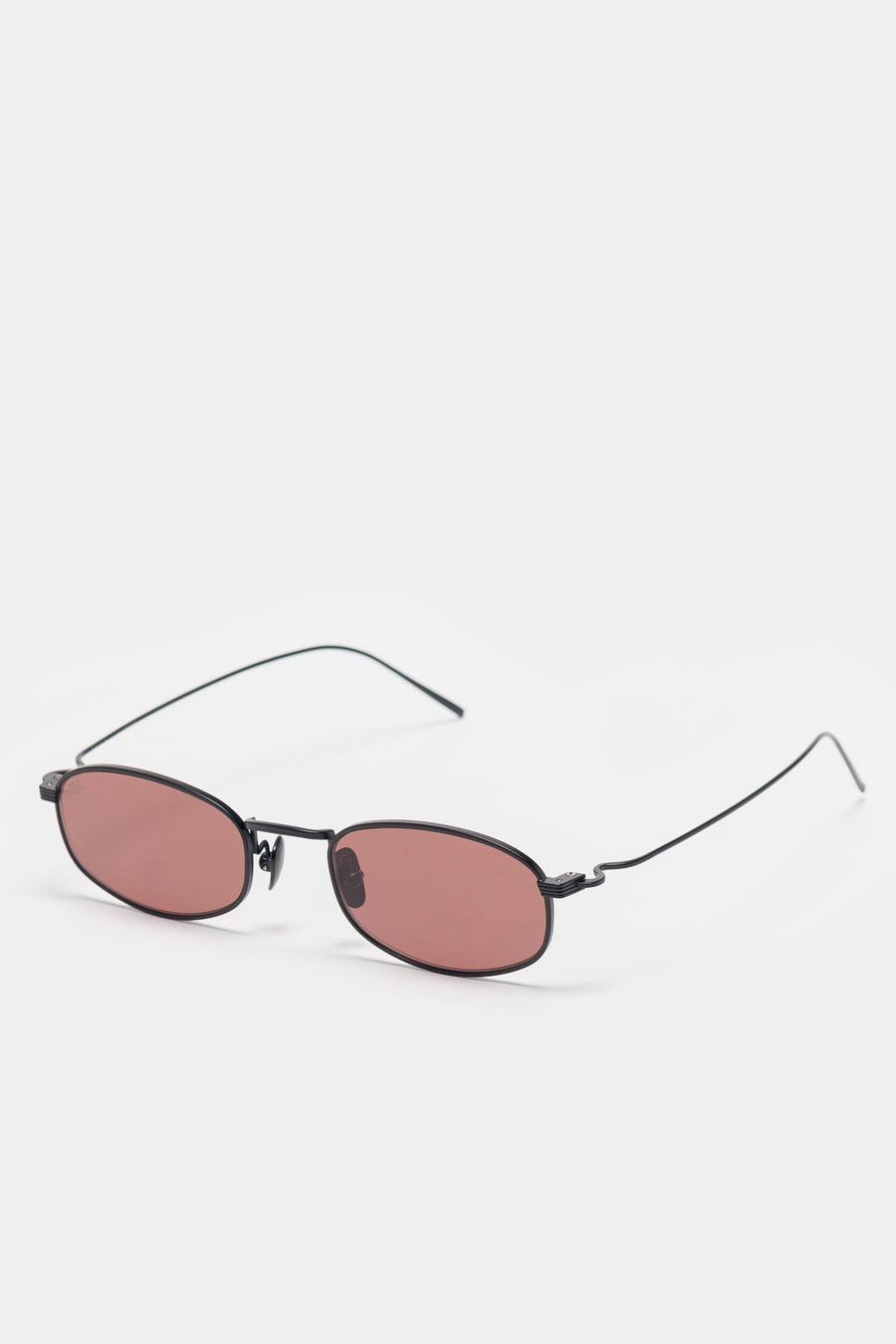 Akila Icon Sunglasses in Matte Black/Burgundy - Notre