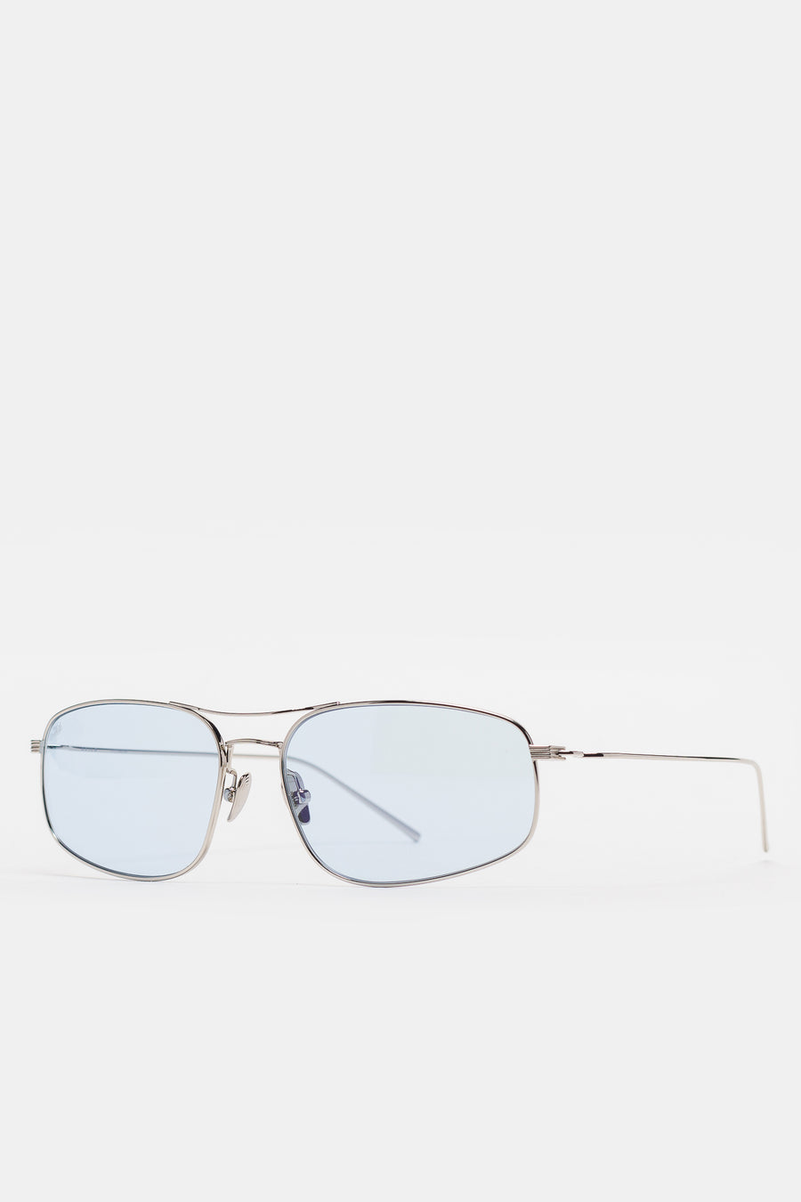 Akila Mal Sunglasses in Silver/Sky Blue - Notre