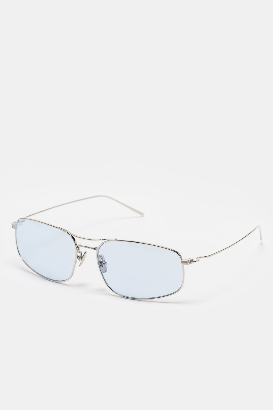 Akila Mal Sunglasses in Silver/Sky Blue - Notre