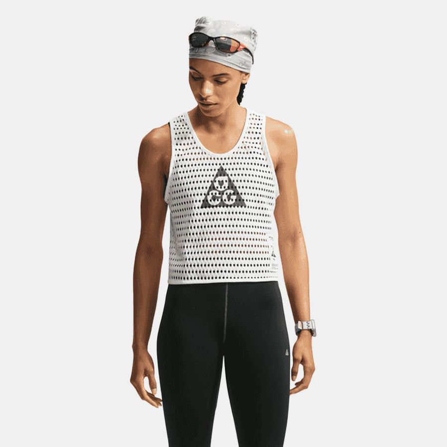 ACG Women's Radical AirFlow Dri-FIT Trail Running Tank Top in White