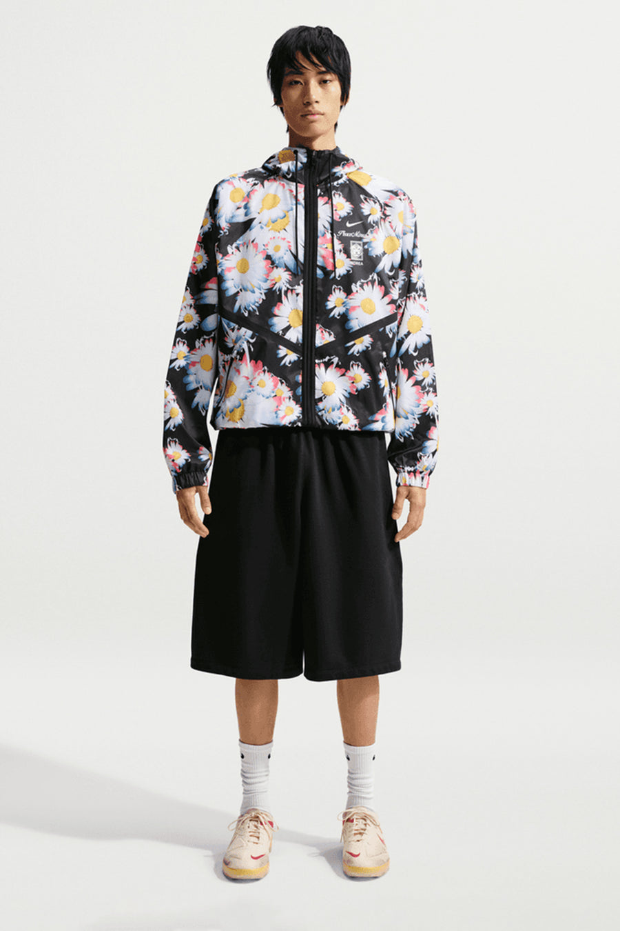 PEACEMINUSONE x Korea Anthem Jacket in Black/White