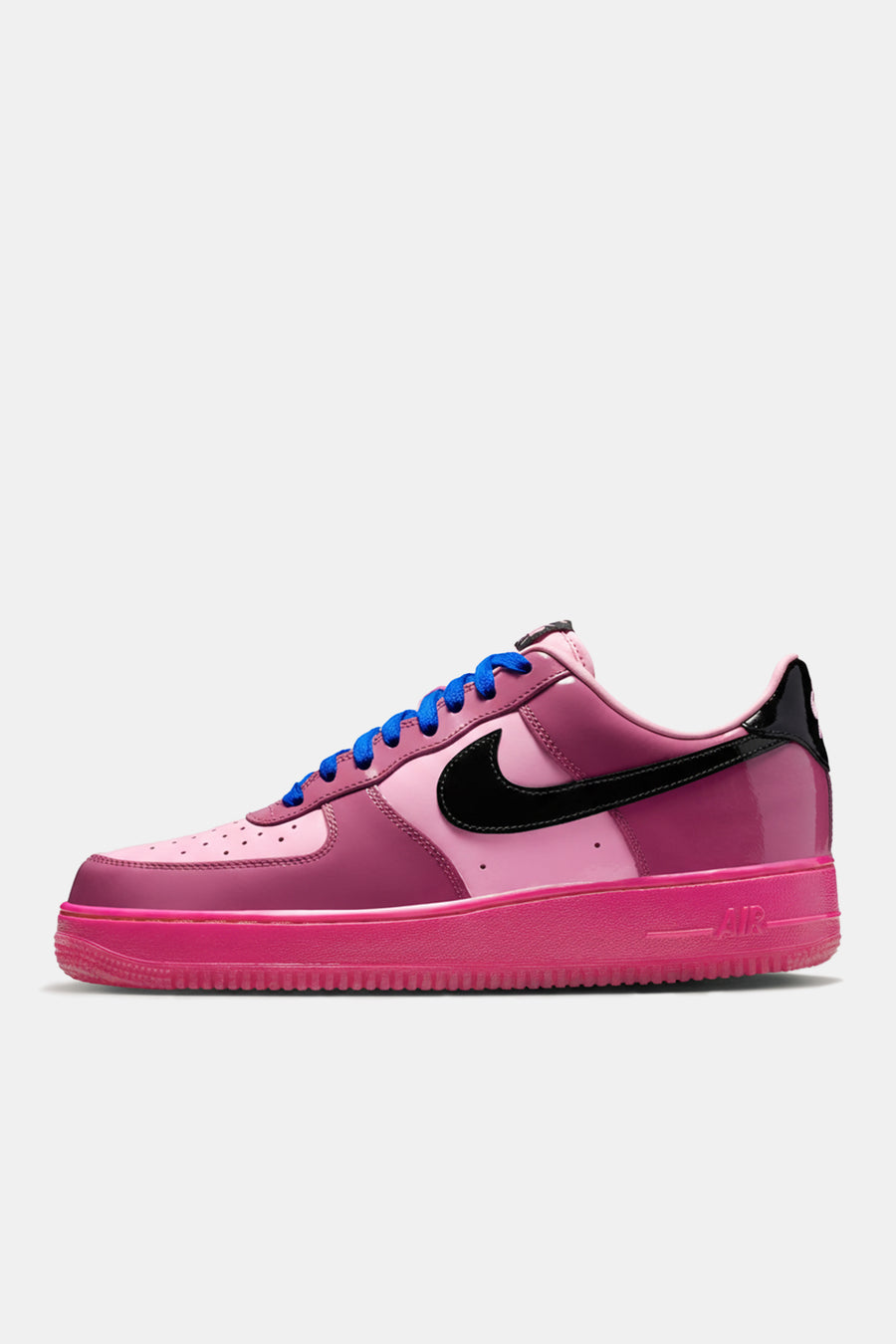 Air Force 1 Sneaker in Pink Cooler/Black/Mulberry Rose