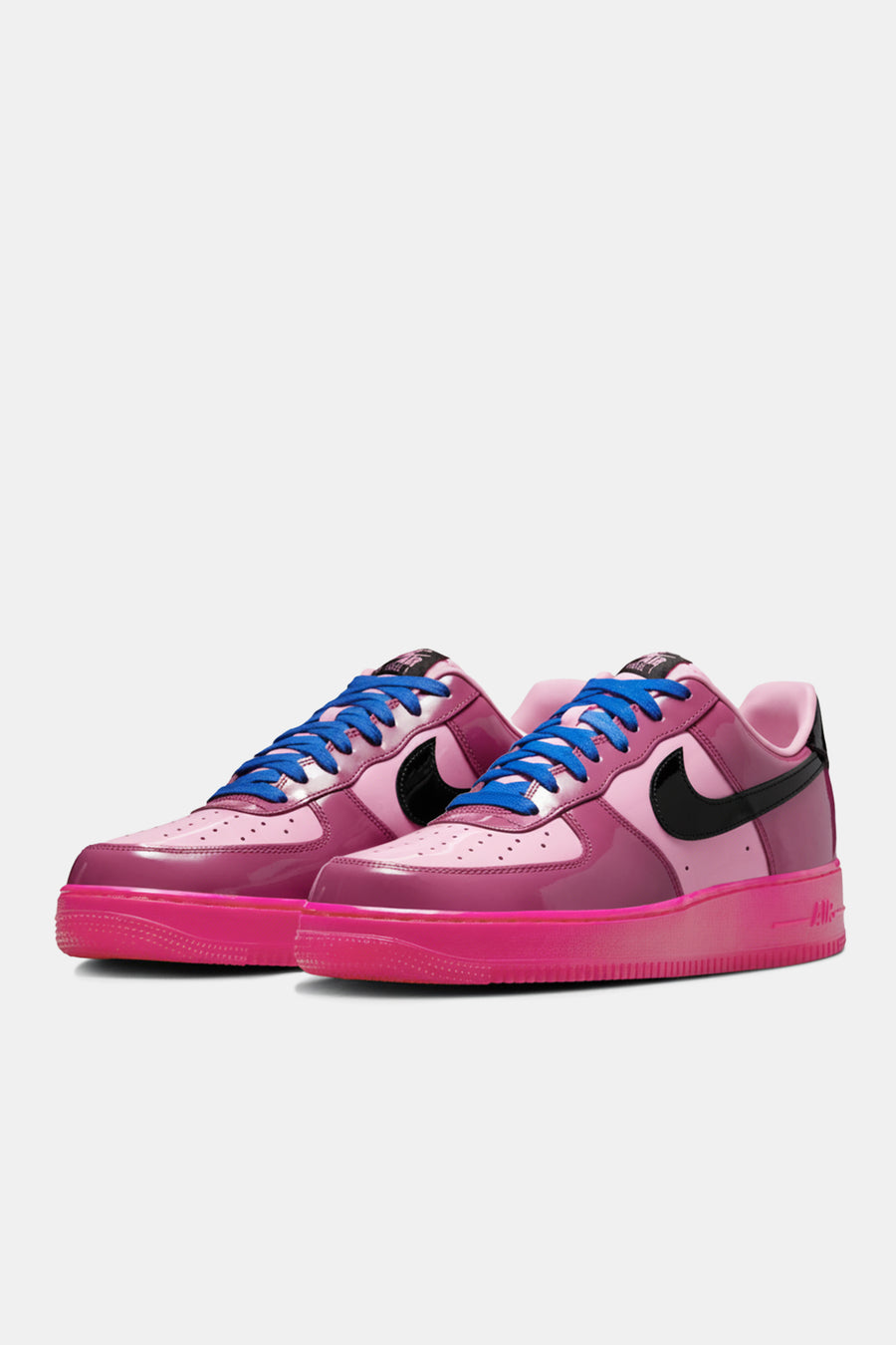 Air Force 1 Sneaker in Pink Cooler/Black/Mulberry Rose
