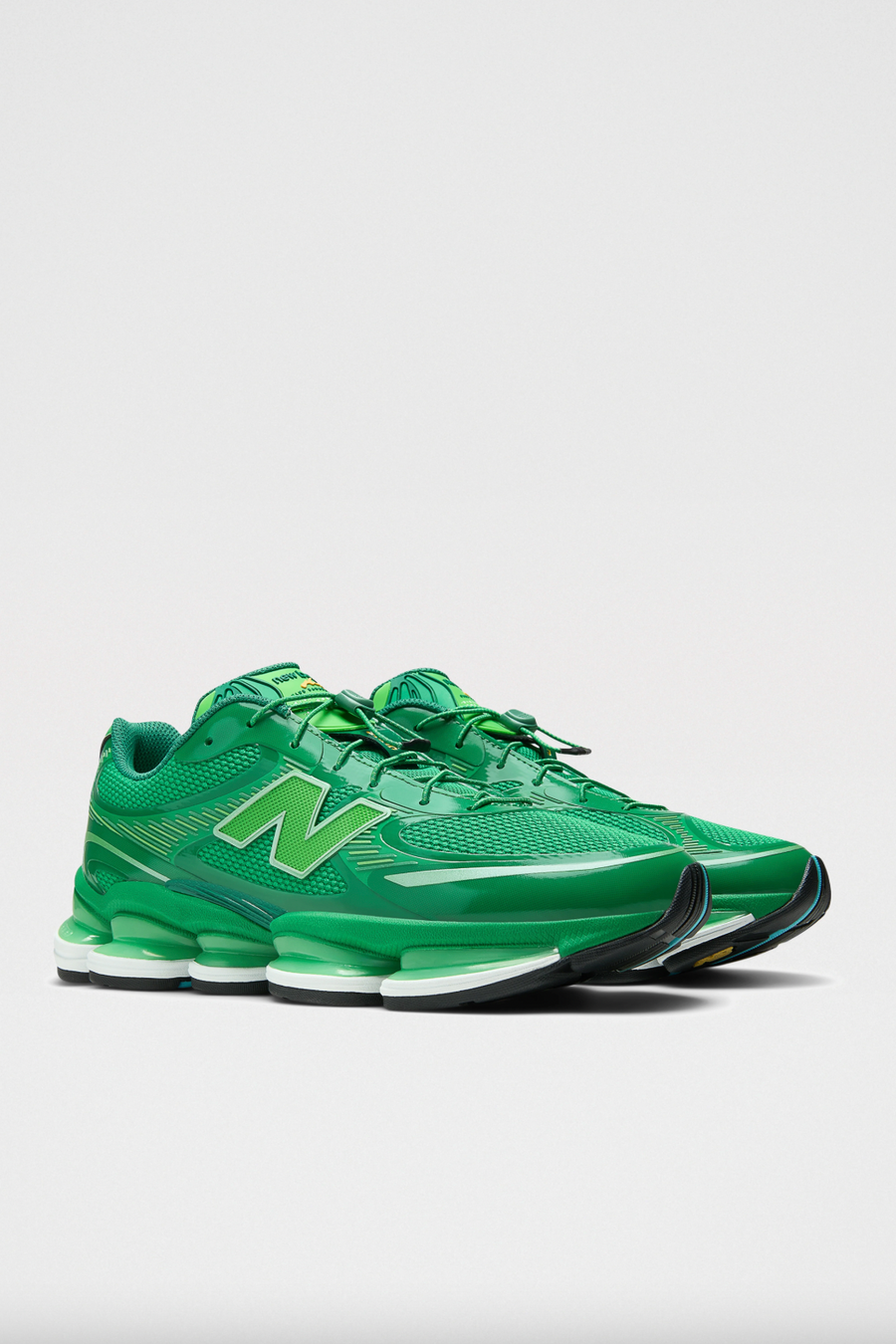 Aminé ABZORB 2000 Sneaker in Bright Green/Classic Green