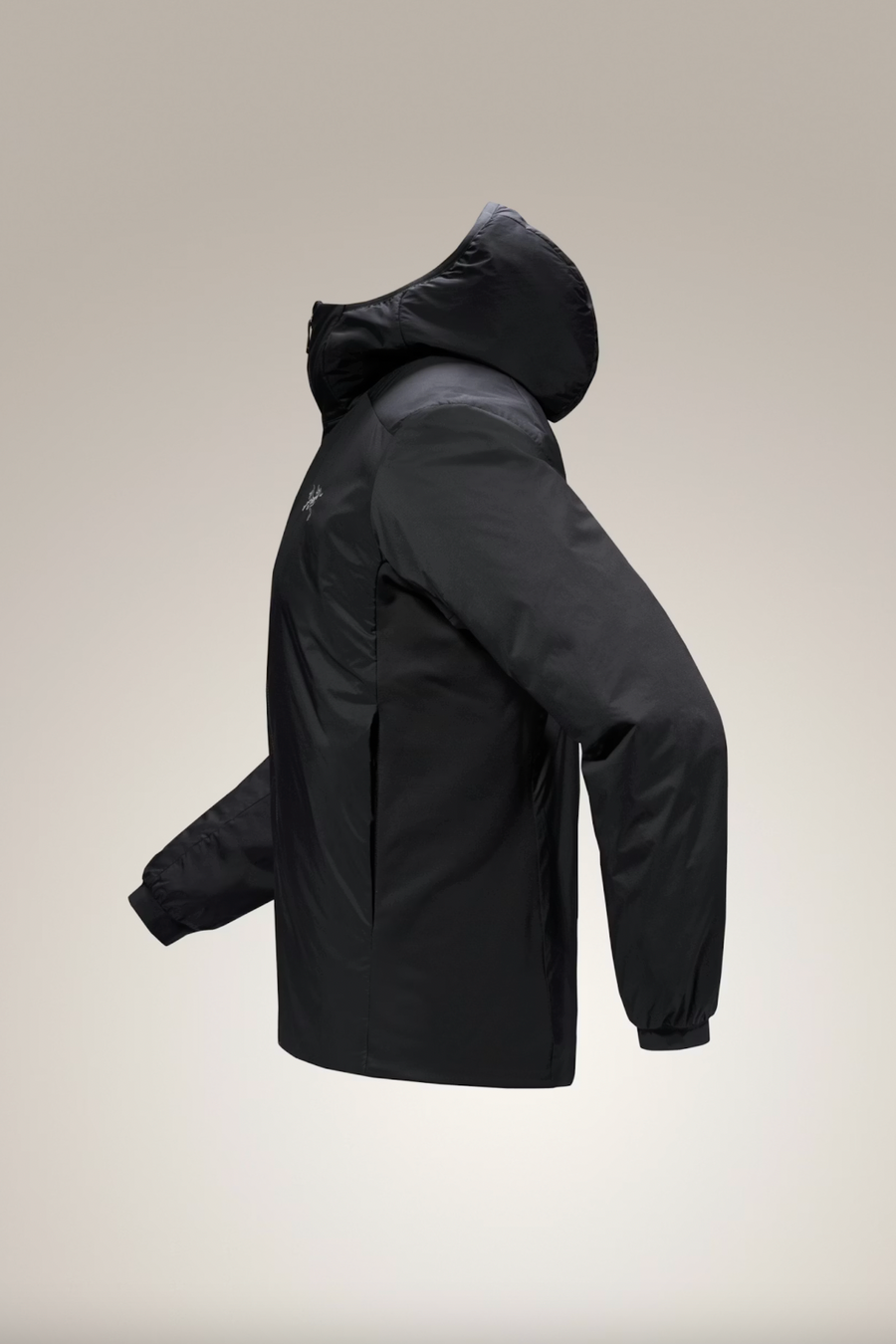 Atom Hoody Jacket in Black