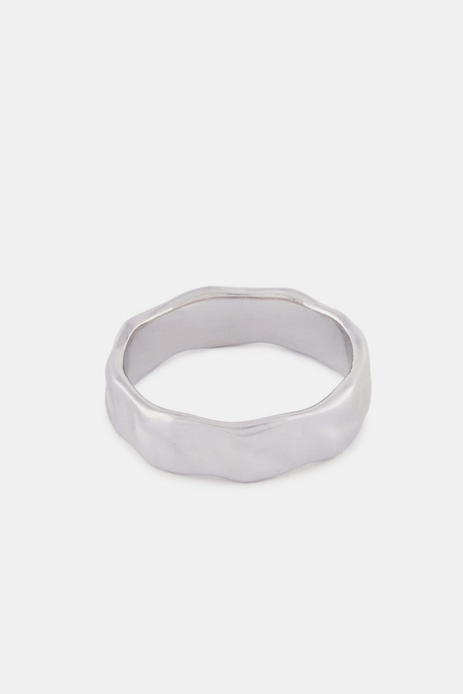 Serge Denimes Silver Attrition Ring - Notre