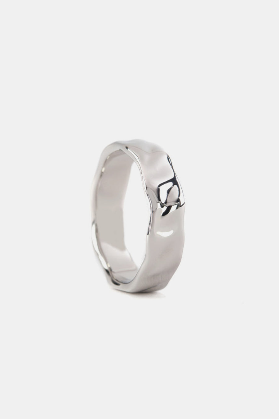 Serge Denimes Silver Attrition Ring - Notre