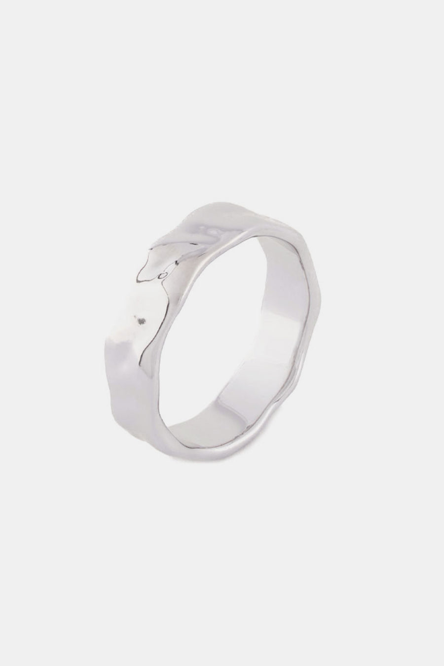 Serge Denimes Silver Attrition Ring - Notre