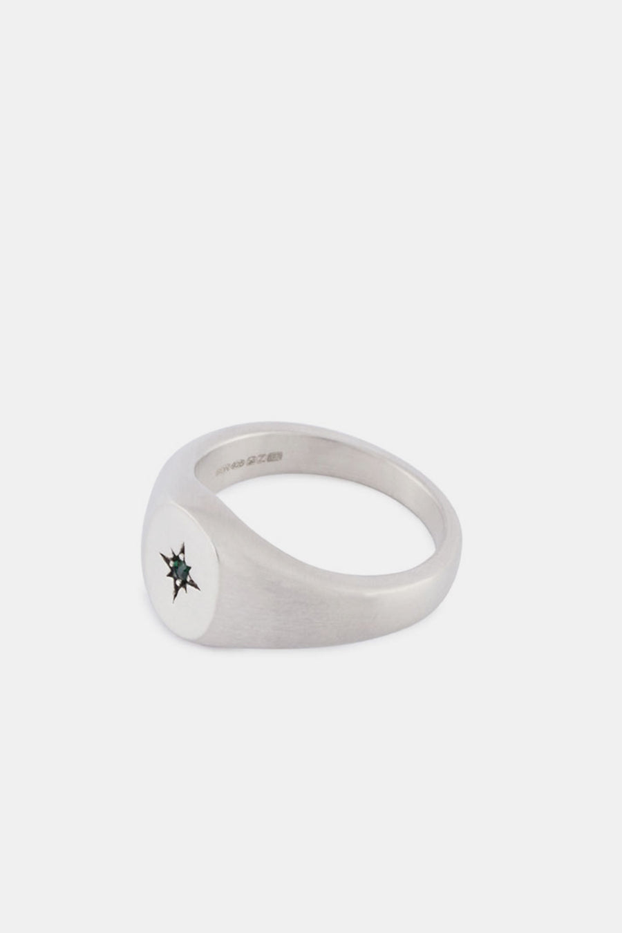 Serge Denimes Silver Envy Signet Ring - Notre