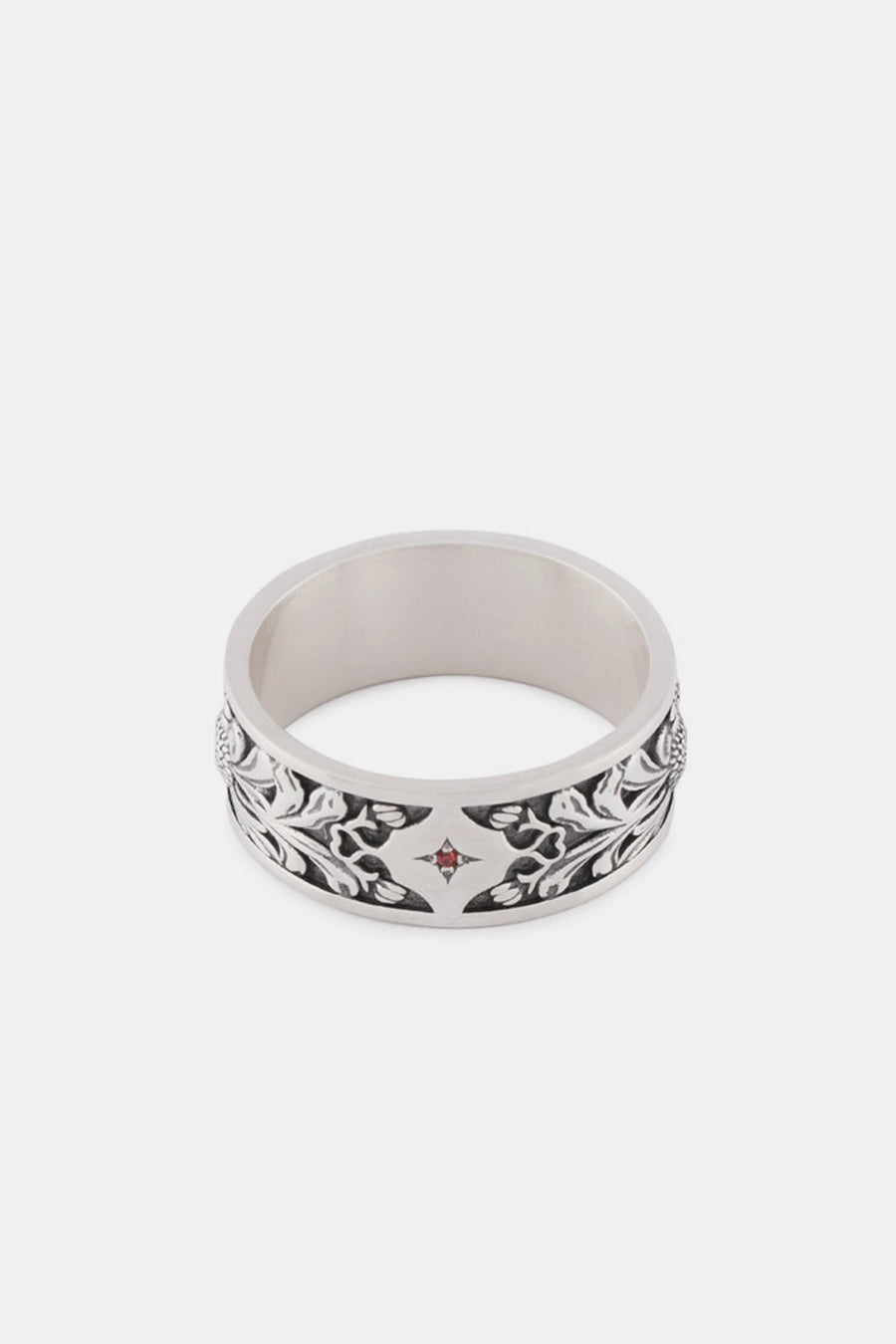 Serge Denimes Silver Kabuto Ring - Notre