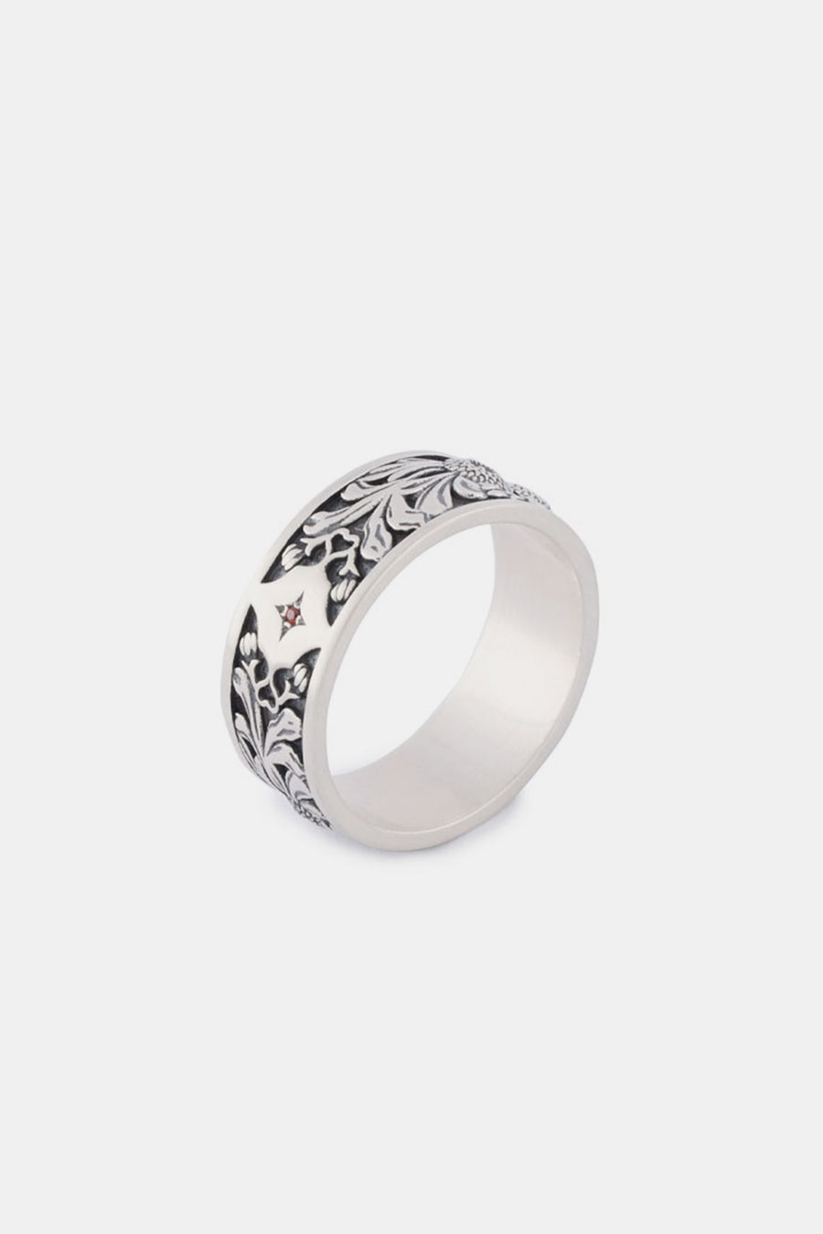 Serge Denimes Silver Kabuto Ring - Notre