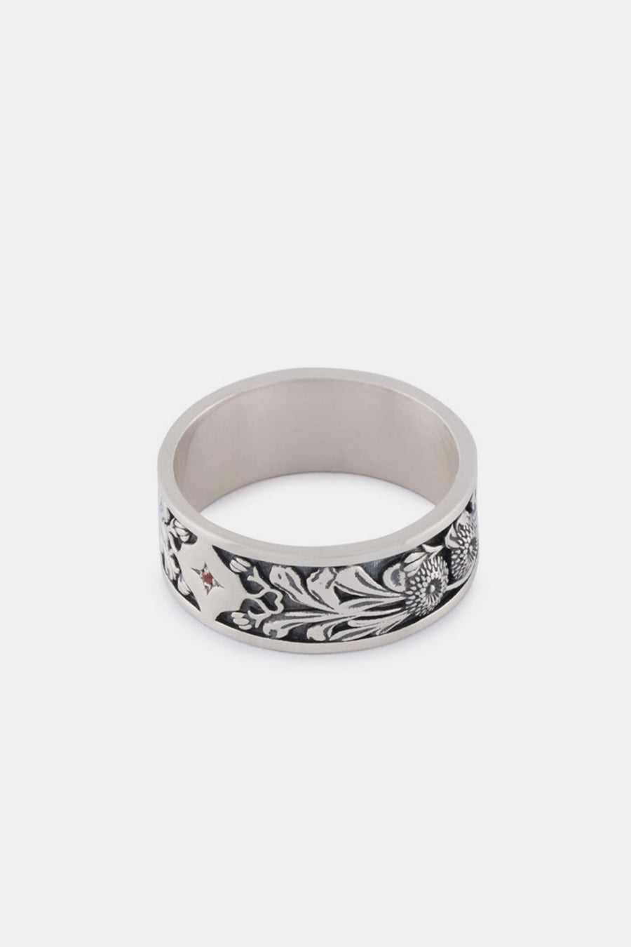 Serge Denimes Silver Kabuto Ring - Notre