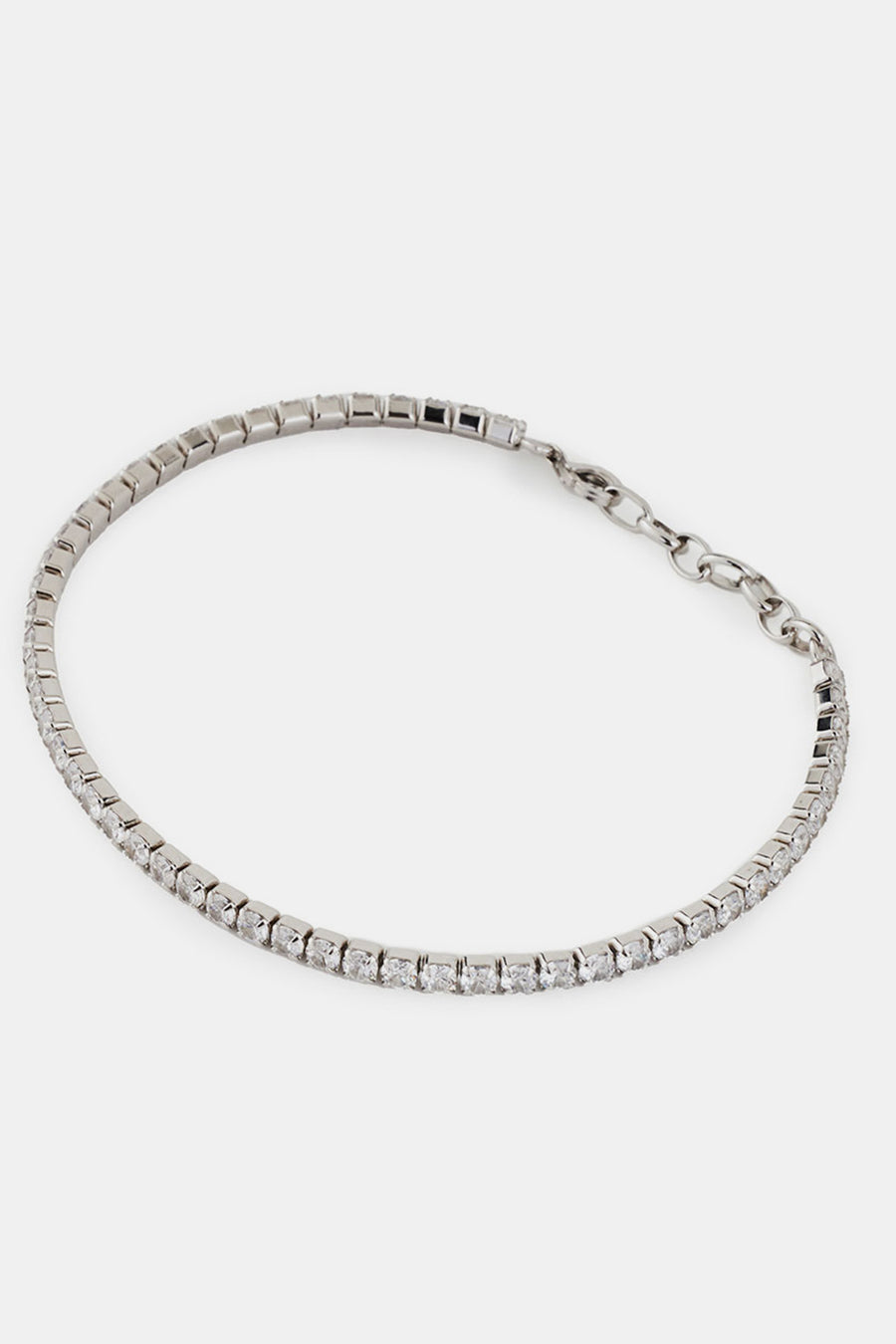 Serge Denimes Silver Tennis Chain Bracelet - Notre