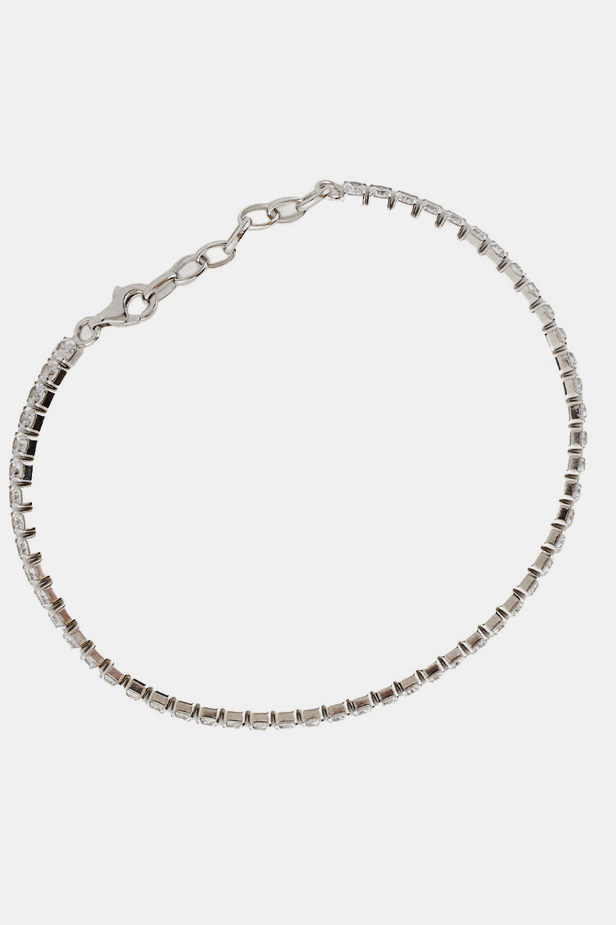 Serge Denimes Silver Tennis Chain Bracelet - Notre